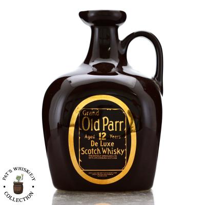 Grand Old Parr 12 Year Old Ceramic Decanter 1980s