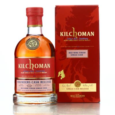 Kilchoman 2012 Single Red Wine Cask Finish #265 / Founders Cask