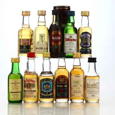 Highland Single Malt Miniature x 11