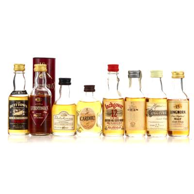 Scotch Malt Whisky Miniatures x 8