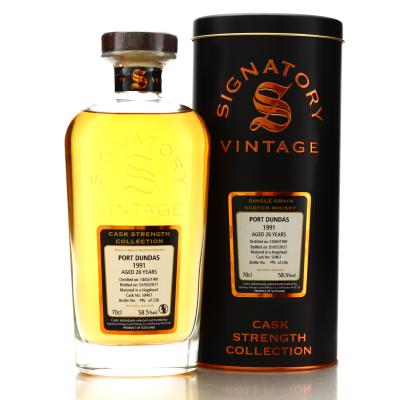 Port Dundas 1991 Signatory Vintage 26 Year Old Cask Strength