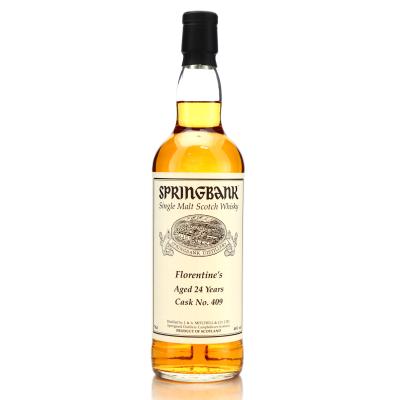 Springbank 24 Year Old Private Cask #409 / Florentine's