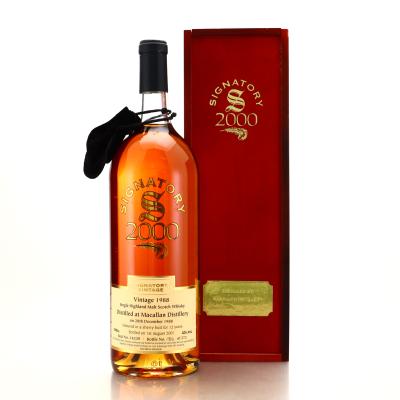 Macallan 1988 Signatory Vintage 12 Year Old Millennium Edition