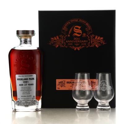 Highland Park 1991 Signatory Vintage 27 Year Old Cask Strength / 30th Anniversary