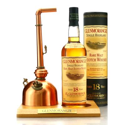 Glenmorangie 18 Year Old 2000s / with Copper Still Plinth