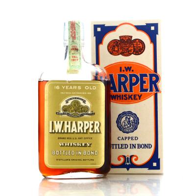 I.W Harper 1917 Bottled in Bond 16 Year Old Pint / Prohibition Era Bottling