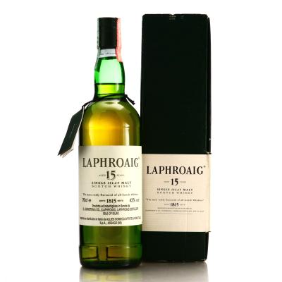 Laphroaig 15 Year Old pre-Royal Warrant 1990s / Spirit Import