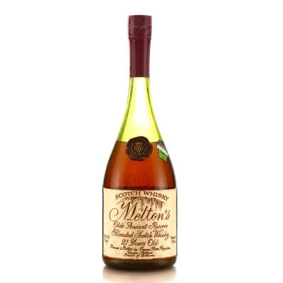 Melton's 21 Year Olde Ancient Reserve early 1980s 75cl / US Import