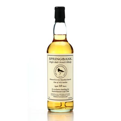 Springbank 10 Year Old Bourbon Casks / Machrihanish Golf Club 