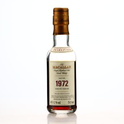 Macallan 1972 Fine and Rare 29 Year Old #4041 Miniature