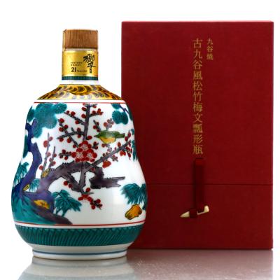 Hibiki Suntory Whisky 21 Year Old Ceramic Kutani Decanter 2004 Release