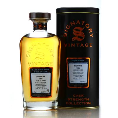 Bowmore 1985 Signatory Vintage 25 Year Old Cask Strength