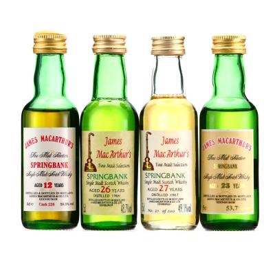 Springbank James MacArthur Miniature x 4