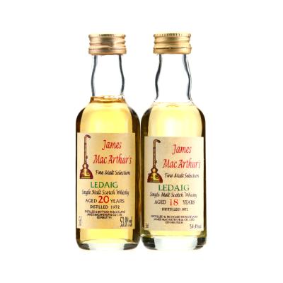 Ledaig 1972 James MacArthur Miniature x 2