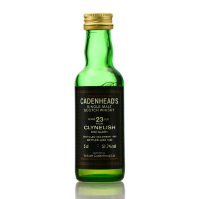 Clynelish 1965 Cadenhead's 23 Year Old Miniature