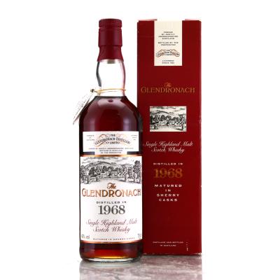 Glendronach 1968 Single Cask 25 Year Old #11 / All Nippon Airways