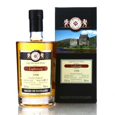 Laphroaig 1990 Malts of Scotland Bourbon Hogshead