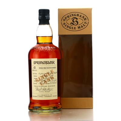 Springbank 1997 Single Sherry Cask 10 Year Old #633 75cl / Park Avenue Liquor Shop