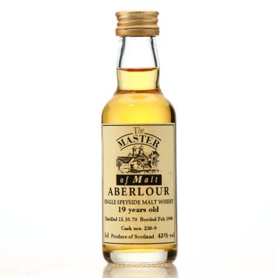 Aberlour 1970 Master Of Malt 19 Year Old Miniature