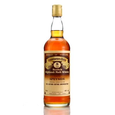 Speyside Gordon and MacPhail 8 Year Old / Arthur Duthie Organisation