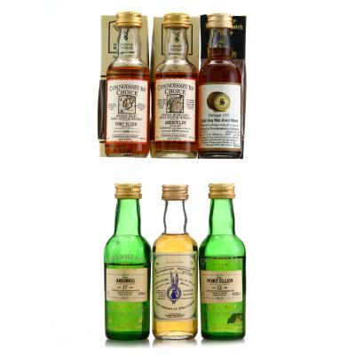 Single Malt Miniature x 6 / includes Port Ellen