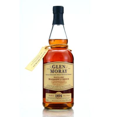 Glen Moray 1974 Distillery Manager's Choice - Signed