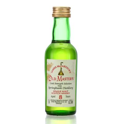 Springbank 8 Year Old James MacArthur Old Masters Miniature