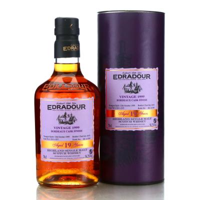 Edradour 1999 Bordeaux Cask Finish 19 Year Old