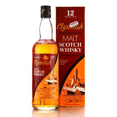 Clynelish 12 Year Old Ainslie and Heilbron early 1980s / John Gross Import, US