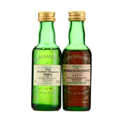 Glenlivet Cadenhead's Miniature x 2