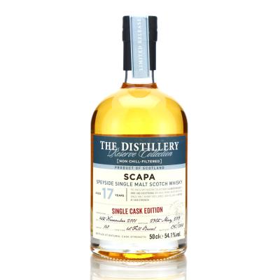 Scapa 2001 Reserve Collection 17 Year Old 50cl / Single Cask Edition