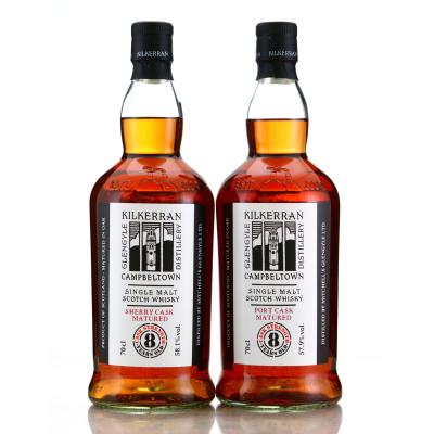 Kilkerran 8 Year Cask Strength Sherry & Port Matured 2022 2 x 70cl