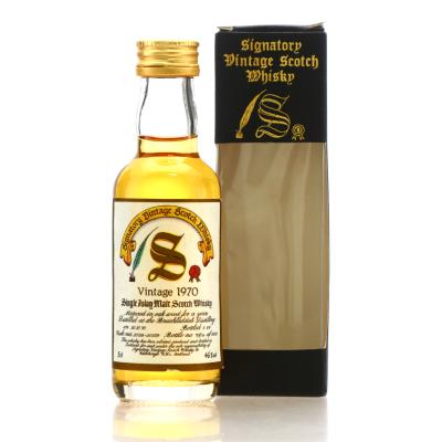 Bruichladdich 1970 Signatory Vintage 18 Year Old Miniature