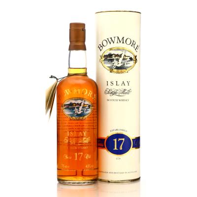 Bowmore 17 Year Old Screen Print 1980s