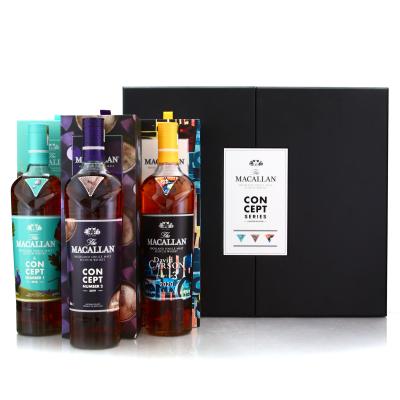 Macallan Concept Number 1-3 Limited Edition Box Set / Art, Music & David Carson