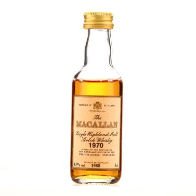 Macallan 1970 18 Year Old Miniature