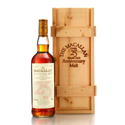 Macallan 1974 Anniversary Malt 25 Year Old