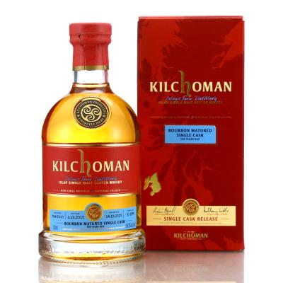 Kilchoman 2010 Single Bourbon Cask 10 Year Old #784