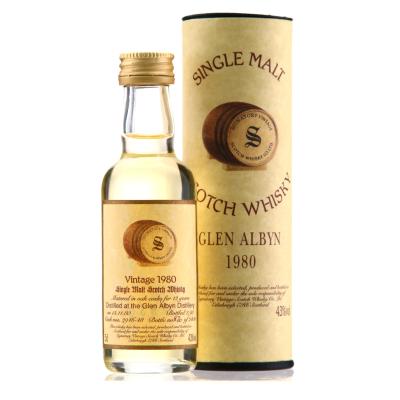 Glen Albyn 1980 Signatory Vintage 12 Year Old Miniature