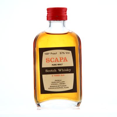 Scapa 8 Year Old Gordon and MacPhail 100 Proof Miniature