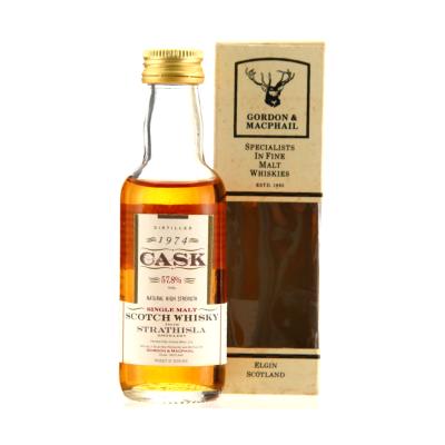 Strathisla 1974 Gordon and MacPhail Cask Strength Miniature