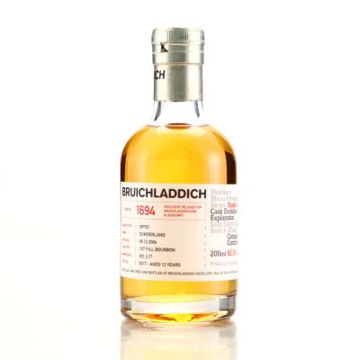 Bruichladdich 2004 Micro Provenance Single Cask 12 Year Old #1694 20cl