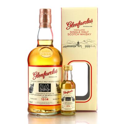 Glenfarclas 2007 Stirling Whisky Shop / 700th Anniversary of the Battle of Bannockburn - includes Miniature