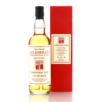 Kilkerran 14 Year Old Rum Wood Christmas 2020