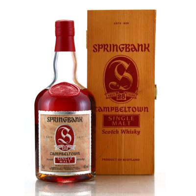 Springbank 25 Year Old 1990s