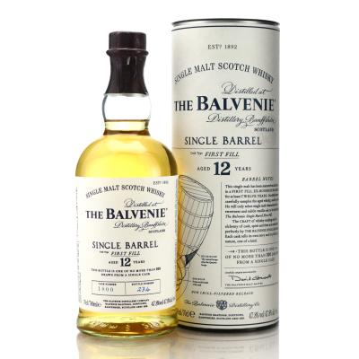 Balvenie 12 Year Old First Fill Single Barrel #1800