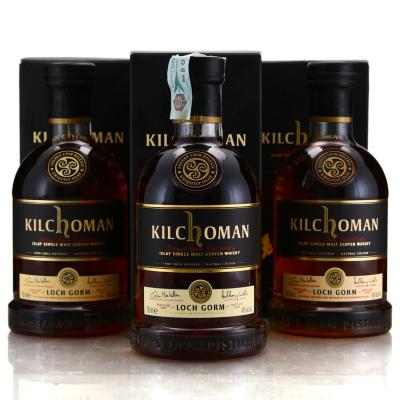 Kilchoman Loch Gorm 2013-2015 Editions 3 x 70cl