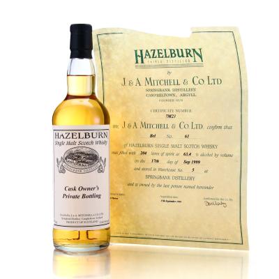 Hazelburn 1999 Private Cask #61