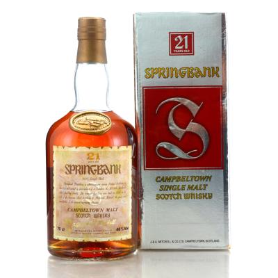 Springbank 21 Year Old John Mitchell 75cl