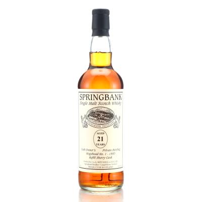 Springbank 1993 Private Cask 21 Year Old